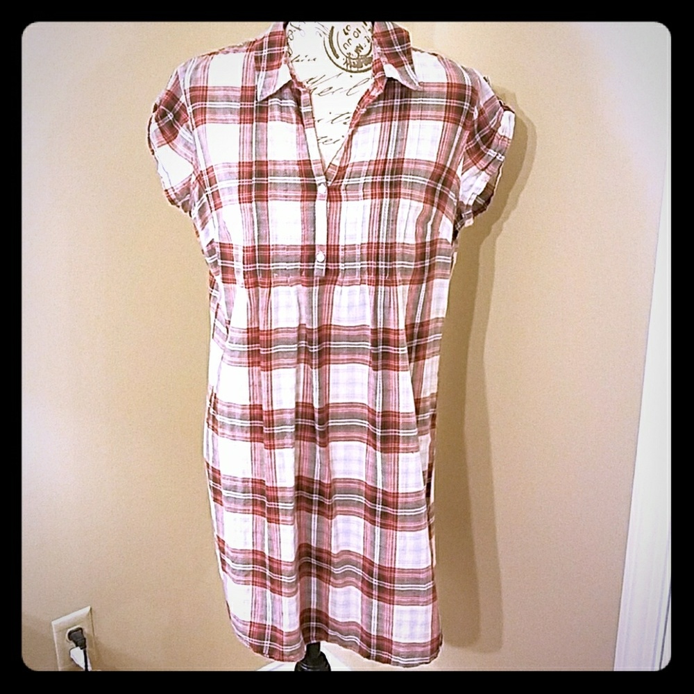 Plaid tunic/dress